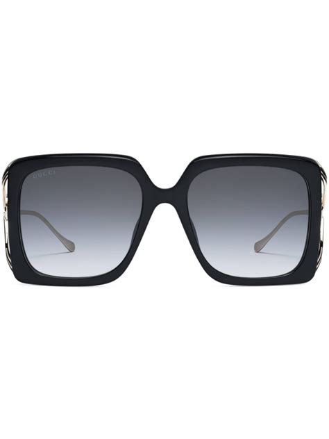 what do real gucci glasses look like|gucci oversize rectangular sunglasses.